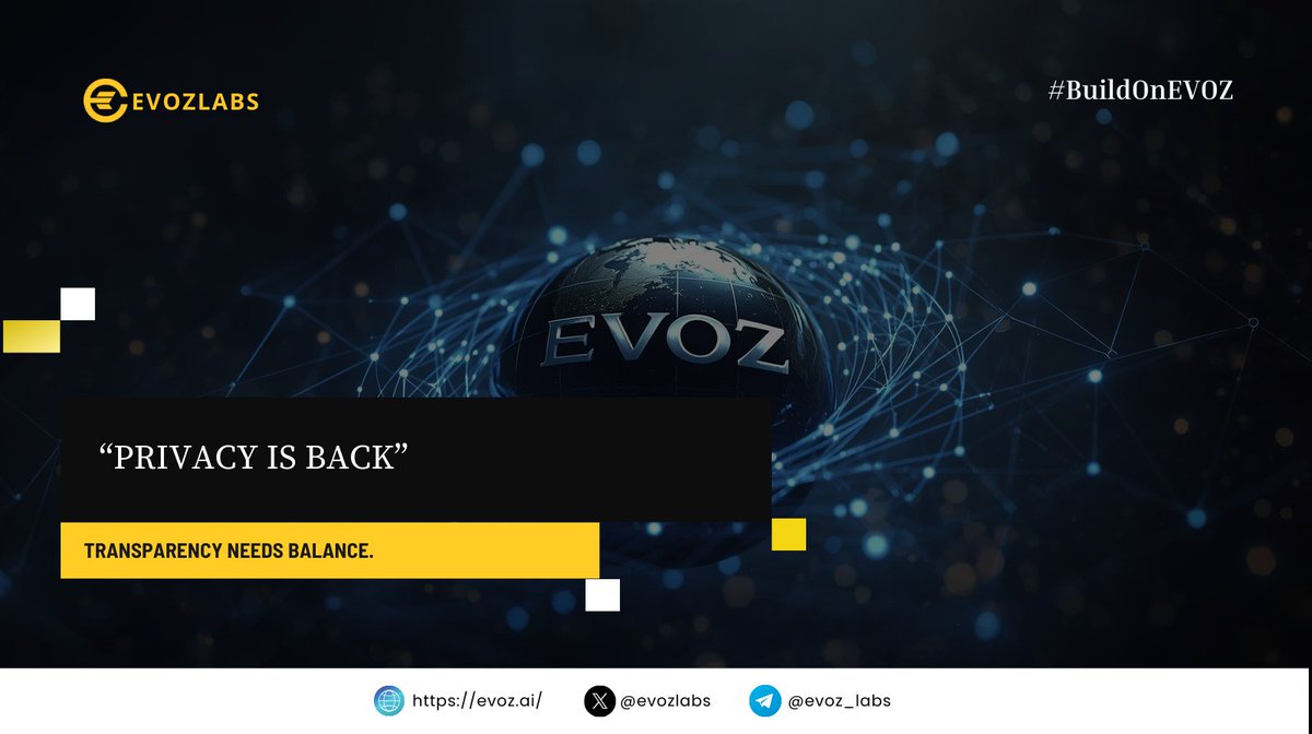 evozlabs's tweet image. Institutions won’t fully adopt public blockchains without privacy solutions.

Zero knowledge tech is shifting from theory to infrastructure.

Compliance + confidentiality is the new standard.

#ZK #PrivacyTech #Blockchain
