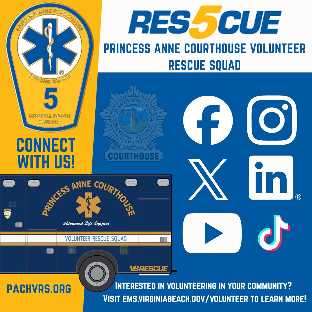 PACHVRS's tweet image. Connect with us on our other social media platforms!

Follow us @pachvrs on all platforms and @Rescue5 on Facebook! 

#CourthouseStrong 
#VBRescue
#Rescue5
#VBStrong 
#neighborshelpingneighbors
