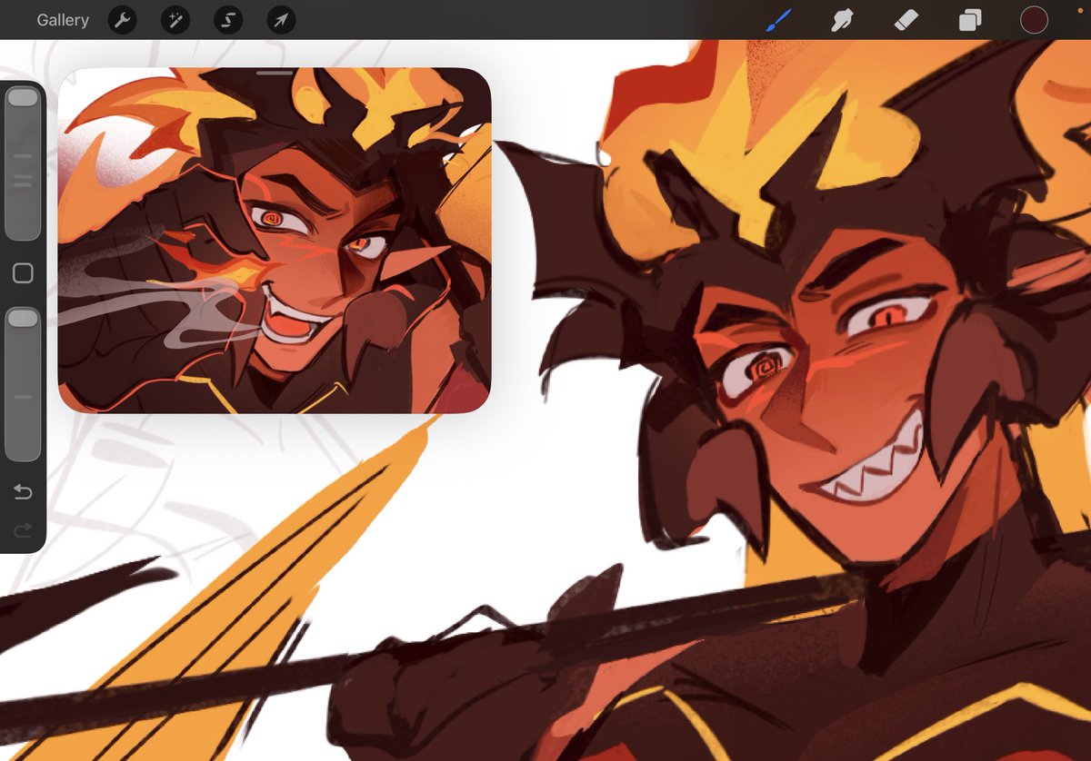 Nighto_Night's tweet photo. Wip of you know who ☝️ https://t.co/X9GRnArs1k
