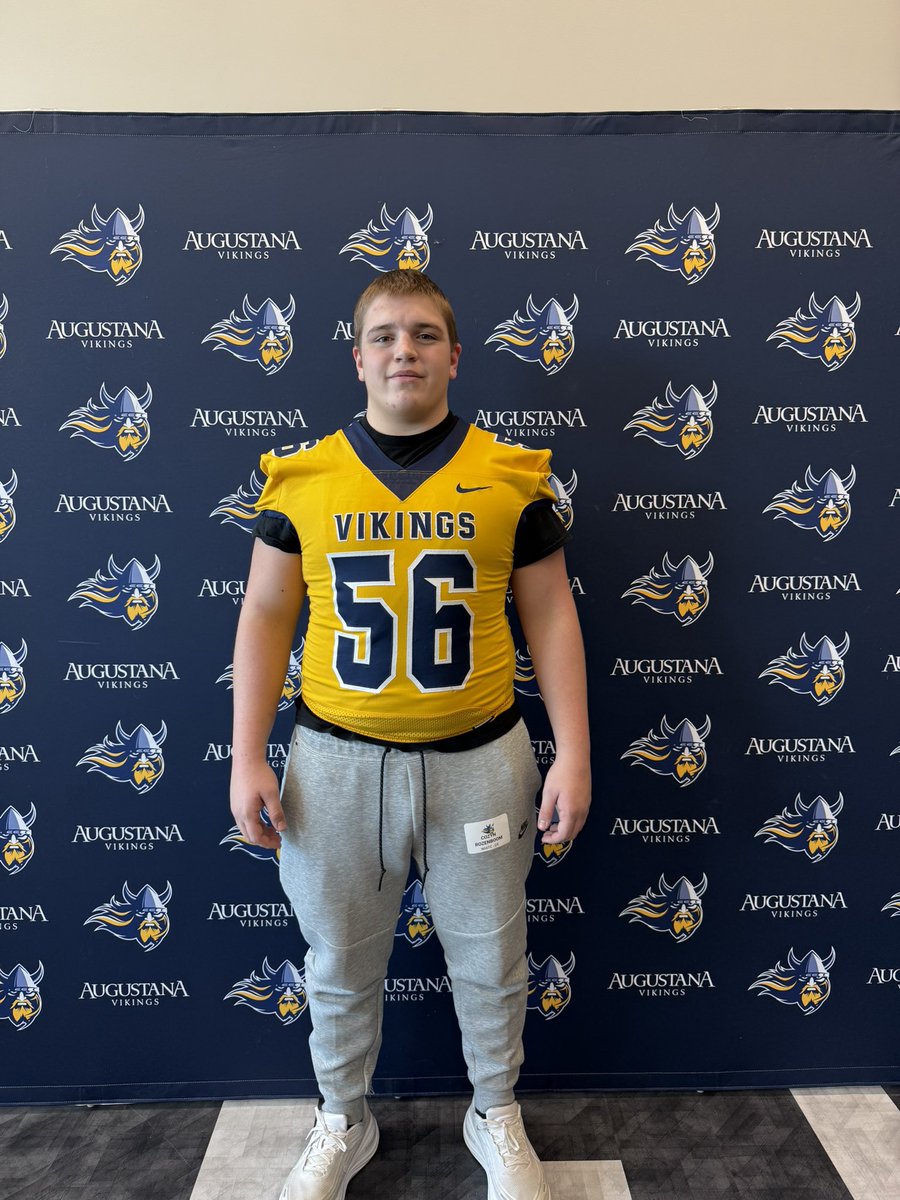 Had a great junior day visit Monday at <a href="/AugieFB/">Augustana Football</a> Thanks <a href="/CoachChaseKing/">Chase King</a> for inviting me!