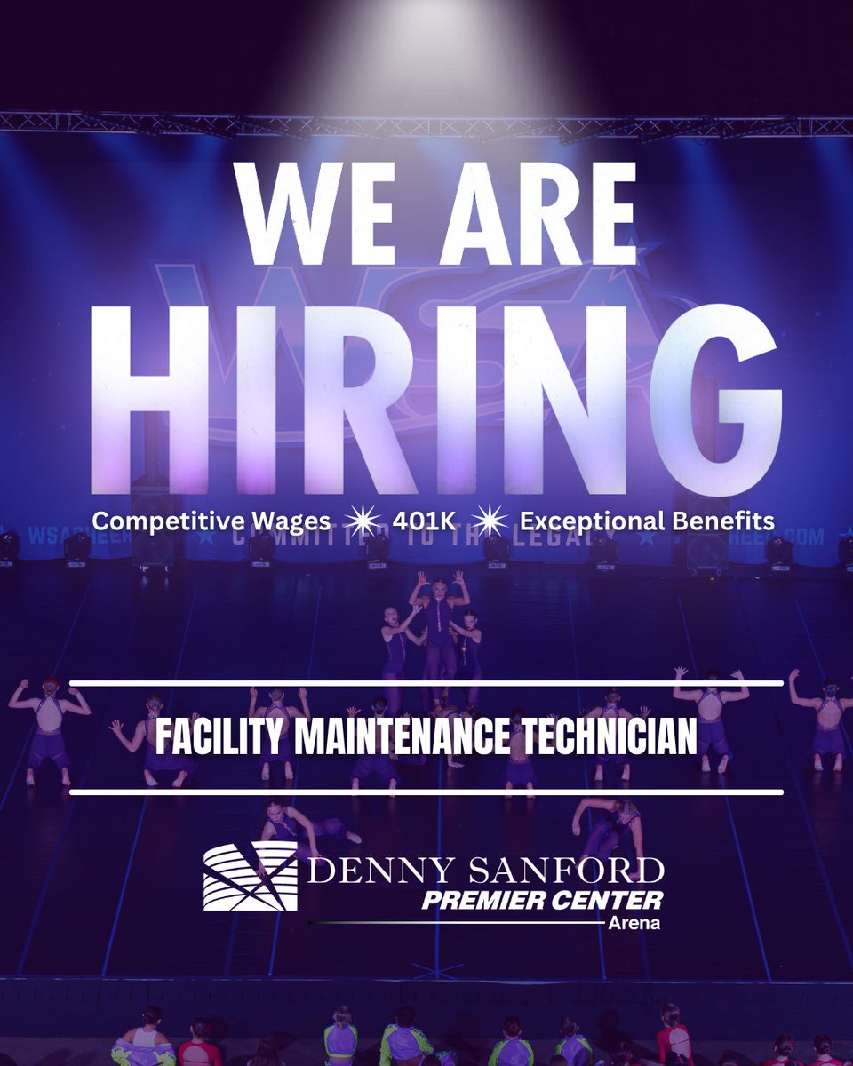 Keep the #1 entertainment venue in South Dakota running like a powerhouse. 💪 
We’re hiring a Facility Maintenance Technician who’s ready to take on HVAC, hands‑on fixes, big events, and behind‑the‑scenes magic that keeps our venue shining.
 🔧 Apply here: tinyurl.com/3h392bfv