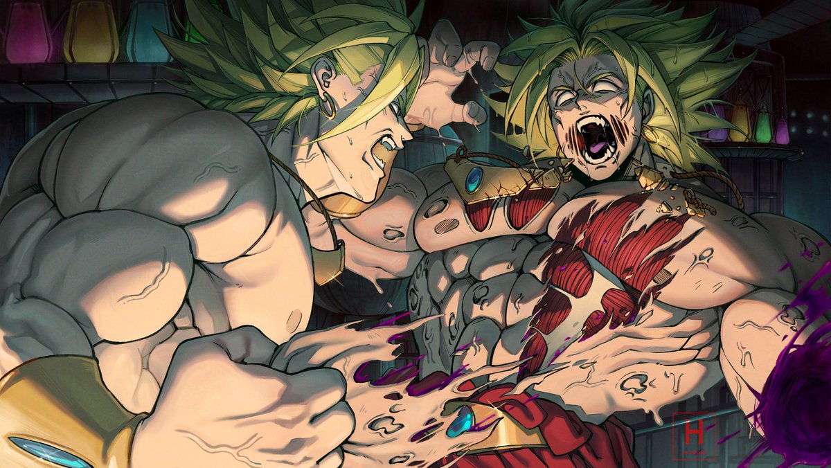 Hi I'm Hyde and I love drawing Broly 🥦🥦