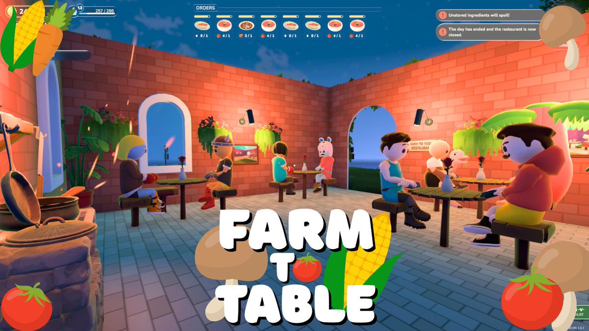 SweetAshGamer's tweet image. Playing the demo for the new simulation game coming soon called, "Farm To Table" @farmtotablegame 

(link to video in comments)

#farmtotable #simulation #restaurant #gardening