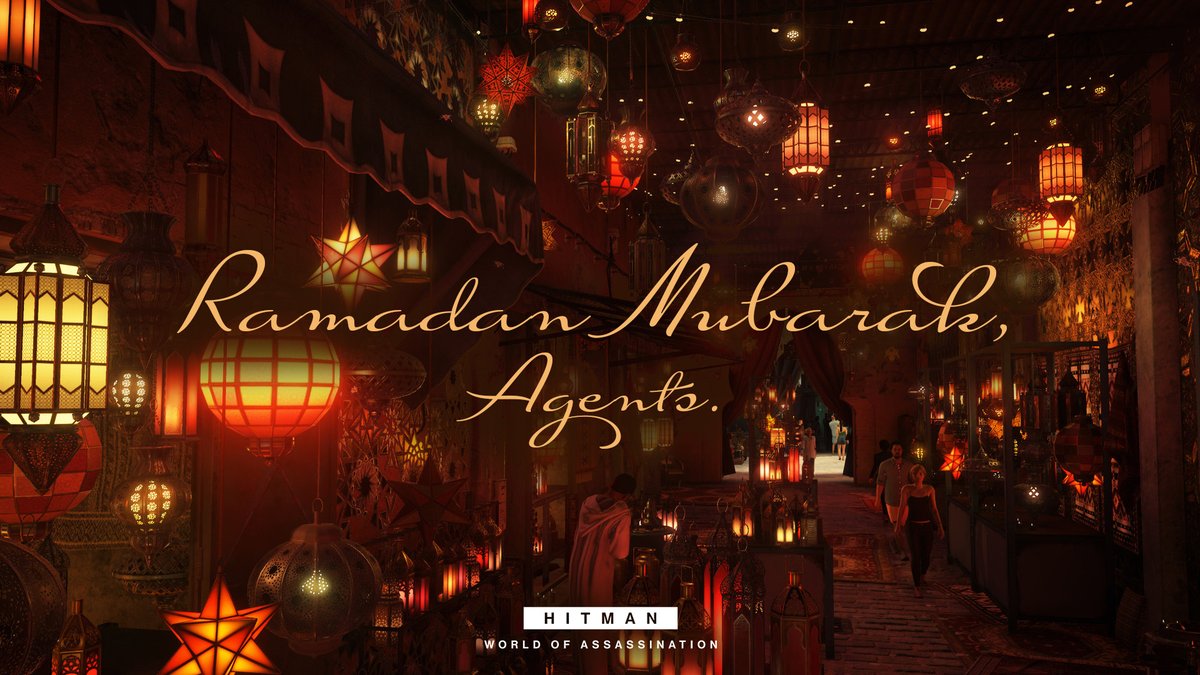Ramadan Mubarak, Agents! Wishing all of you in the community a wonderful celebration, wherever your mission takes you. 🌙✨

#HITMAN #Agent47 #Ramadan
