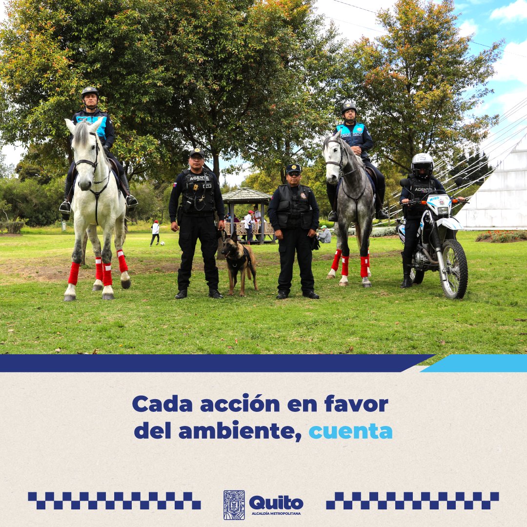 agentesdequito's tweet photo. 👮♀️🌳👮#QuitoVerde l Trabajamos para construir una ciudad más limpia y responsable.
#SomosAgentesDeQuito💙 https://t.co/NPuZapfG9B
