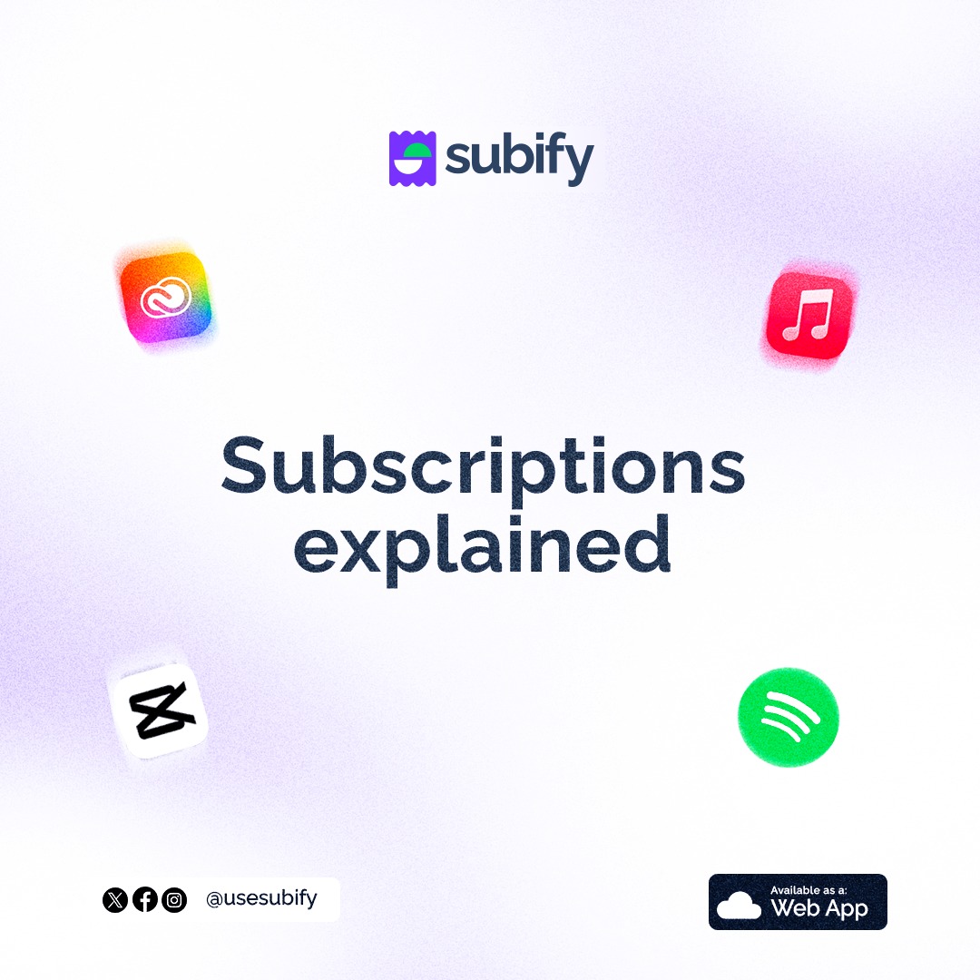 Subscriptions are no longer a “nice to have.”
For creators and students, they're part of the daily workflow.

The problem?

Subscription costs add up quickly. 

On usesubify.com, creators and students can learn how shared subscriptions work, when they’re appropriate.