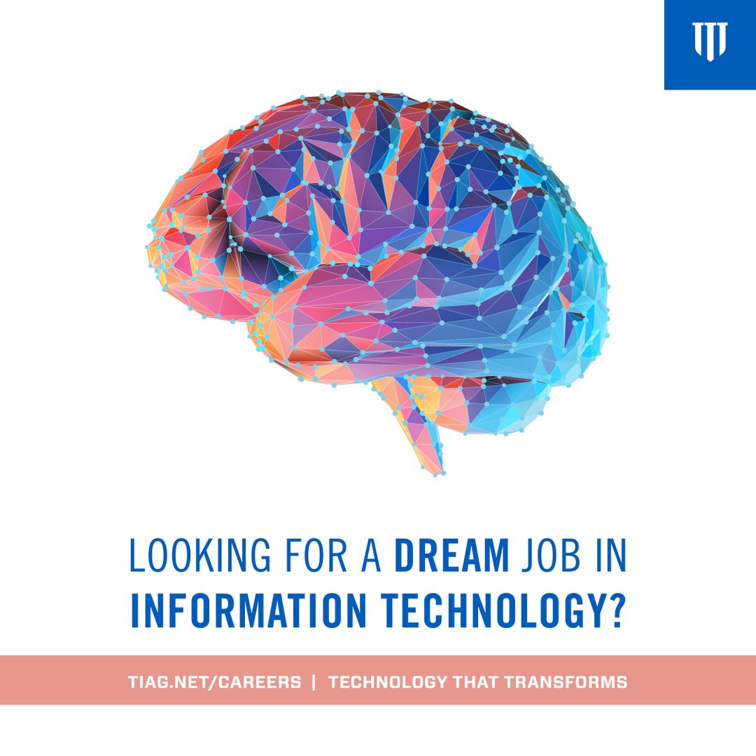TIAGinc's tweet photo. Find your dream job at TIAG! Work with us...click the link to apply today! #workwithus #tiagwork #career

https://t.co/QUrsYKC9Bg https://t.co/QvDen8nAhz