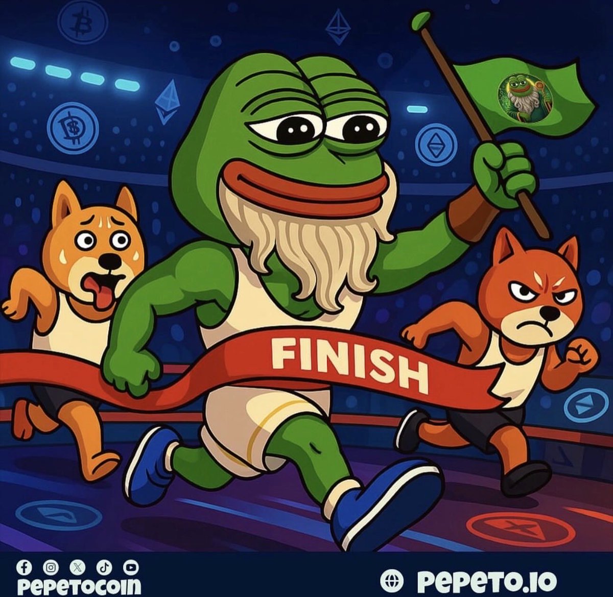 Pepetocoin's tweet photo. What $PEPETO Brings 🐸

A real Bridge for memecoins. 🌉

A real Swap for seamless movement. ♻️

Finally, a true home for all memecoins. 🏠

🔥 213 % staking rewards for holders

To invest, make sure to use only the official website🔗: https://t.co/6UAlEGrcrY 🐸

🎁 Join the $700K Giveaway before Tier 1 Listing: https://t.co/yBoyqCWawH

#Pepeto #PEPETO #Memecoin #CryptoPresale #Ethereum