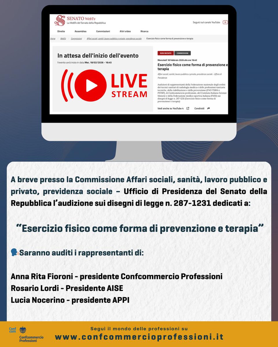 Confcommercio Professioni tweet media