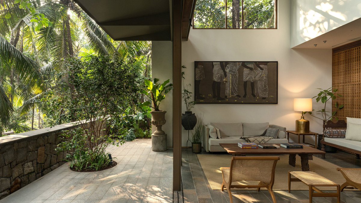 Intermoodd's tweet photo. Where tropical greenery meets warm brick and natural light. This is the kind of home that feels calm the moment you walk in https://t.co/3k11dLwUfa