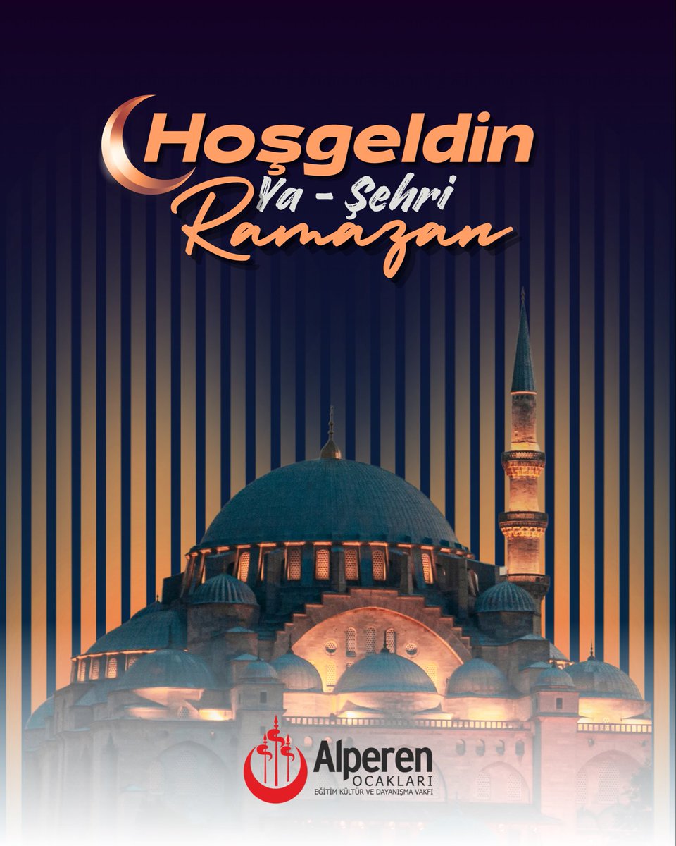 Ramazan-ı Şerif’in milletimize, İslam âlemine ve tüm insanlığa hayırlar getirmesini Yüce Allah’tan niyaz ediyor; bu mübarek ayın birlik, kardeşlik ve berekete vesile olmasını temenni ediyoruz. #Ramazan