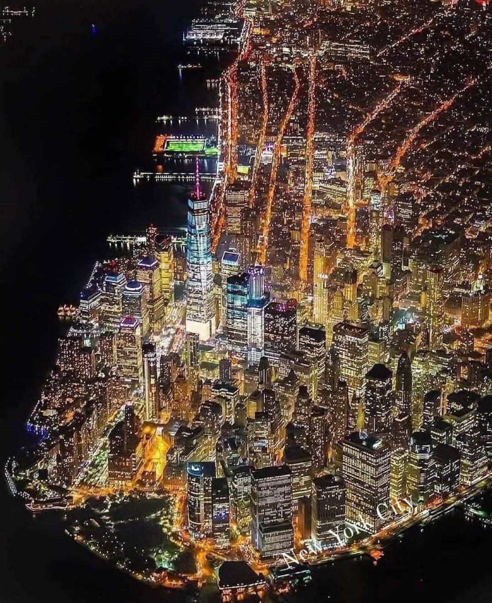 Night view in New York City
