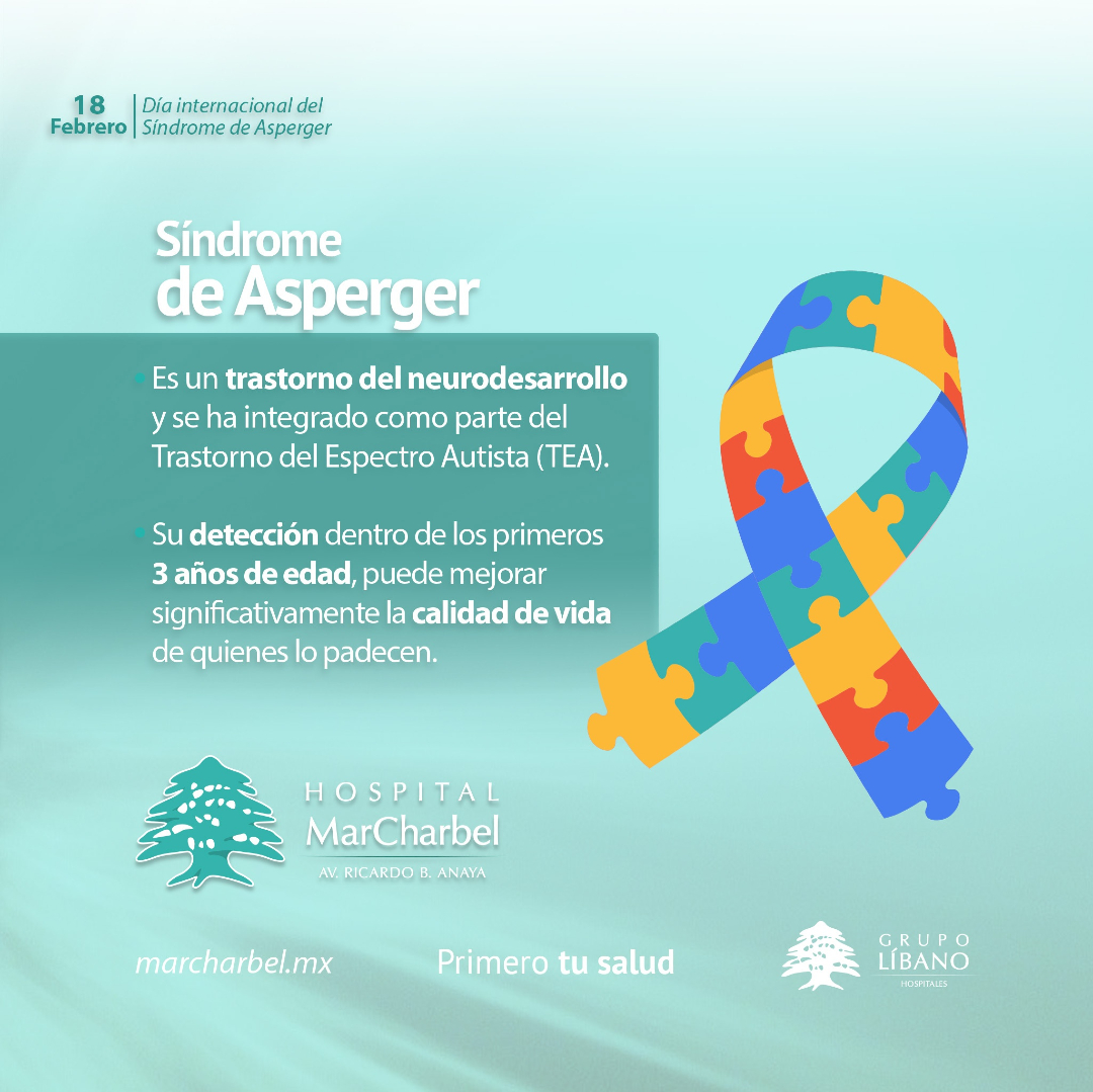 MarCharbelSLP's tweet photo. Síndrome de Asperger: una neurodivergencia distinta ✨

Hoy en el día Internacional del Síndrome de Asperger, te invitamos a conocer más acerca de esta condición y cómo poder ayudar a mejorar la vida de quien lo padece con empatía, respeto y comprensión 🧠 https://t.co/hHoIyhmgxq