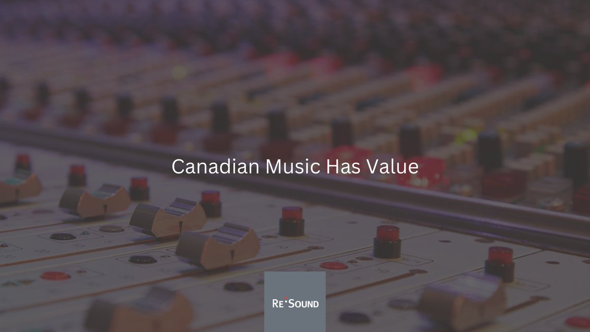 ReSoundMLC's tweet image. Canadian music has value 🍁

That is why at Re:Sound we prioritize advocating for fair and equitable compensation for Canadian music creators and performers🪙 

Want to learn more about what we do? Visit resound.ca/ffmc

#royalties #licensing #cdnmusic