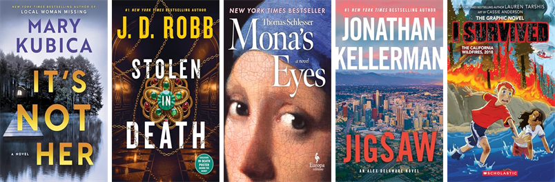 GriffinFreePL's tweet photo. This week the Griffin Free Public Library has 22 new books.  New items include It's Not Her and Stolen in Death. https://t.co/caFMG2qCGn https://t.co/QvJXau9RW2