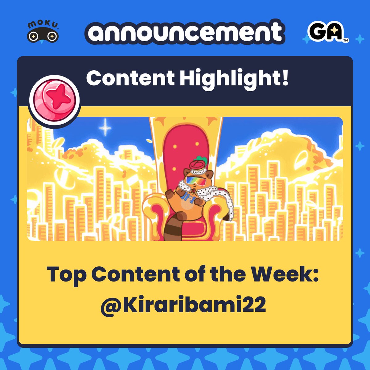 Content of the Week 🏆

Congrats <a href="/Kiraribami22/">Kirari</a>!
Such a unique idea to create a Grand Arena trailer with pop-ups! Love the creativity.

You’ve won $250 for top content on Week 5.

Seven weeks left!

This is part of our $50,000 Creator Rewards Program, and we’re reviewing
