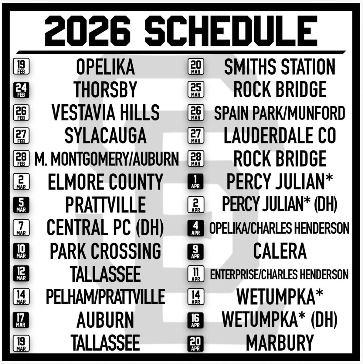 Stanhope Elmore Baseball tweet media