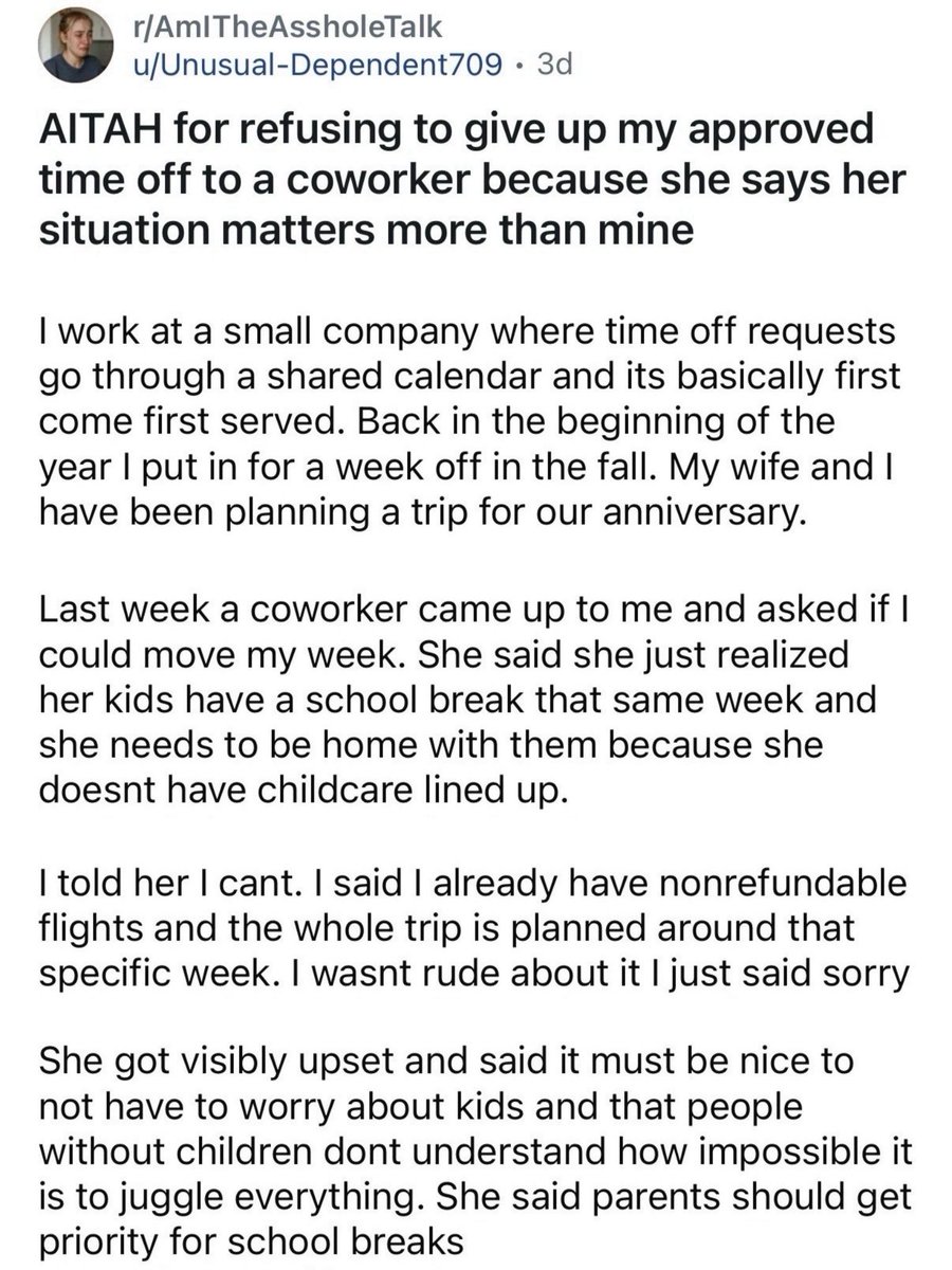 thechosenberg's tweet photo. Screw the coworker that’s their problem https://t.co/VKl8JpHqWZ