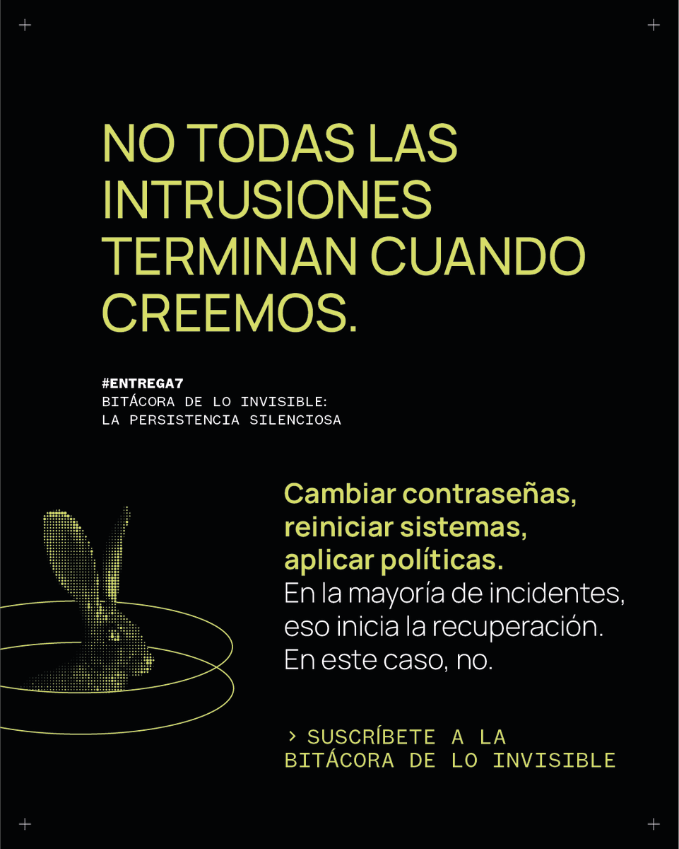 📘 Ya disponible la Bitácora de lo Invisible – Entrega #7:
👉 hubs.la/Q043BCZ70

Seguimos desvelando lo que normalmente permanece oculto.

#S2GRUPO #EasterBunny #Ciberespionaje #APT29