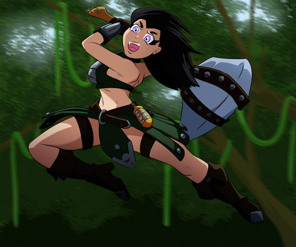 Here is an old one of Livita I did when I was in a Monster hunting mood!
#Art #Drawing #Gnosis