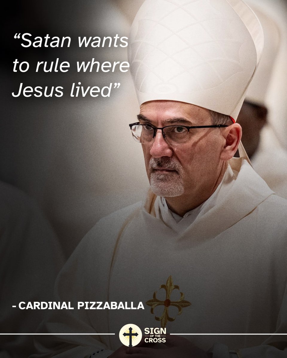 Cardinal Pizzaballa: Satan wants to rule where Jesus lived.

lifesitenews.com/news/cardinal-…