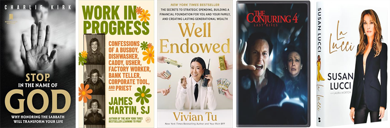 SharonLibraryMA's tweet photo. This week the Sharon Public Library has 89 new books and two new movies.  New items include Work in Progress, How To Kill a Guy in Ten Dates, Well Endowed, The Conjuring, Priest, La Lucci, The Exes, The Balancing Act, Midnight Mass, and Big Nate 34. https://t.co/Xz5gXIRQgZ https://t.co/JVOD7bFzS7
