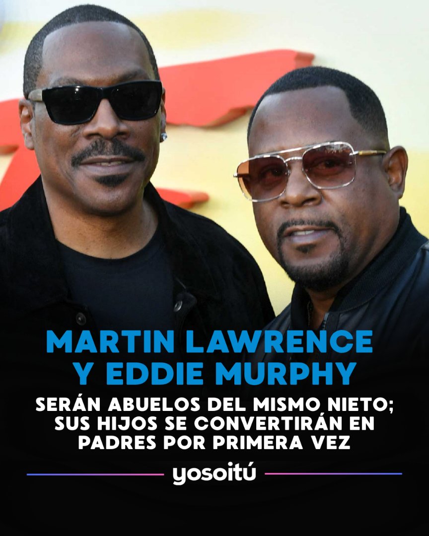YoSoiTuLSR's tweet image. 🎉👶 #MartinLawrence y #EddieMurphy serán abuelos: Jasmin Lawrence y Eric Murphy esperan su primer hijo juntos.
#Hollywood #Espectáculos