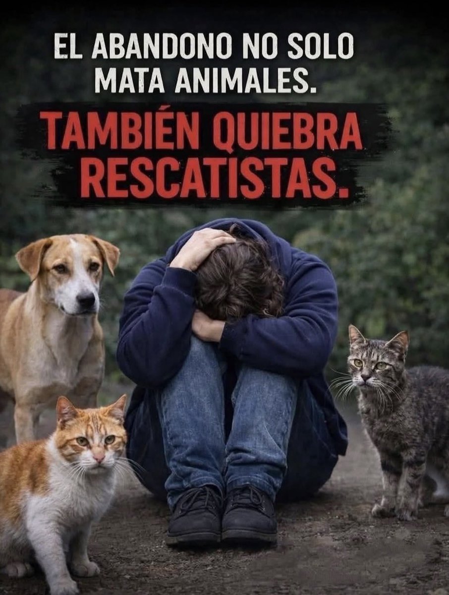 ¿SABES POR QUE MUCHOS RESCATISTAS ABANDONAN LA LABOR Y DESAPARECEN?
LEE, AUNQUE TE INCOMODE.

Los rescatistas no desaparecen porque “ya no les importen los animales”.

Desaparecen porque no aguantan más.
Porque se cansaron de: ❌ personas que exigen ayuda como si fuera obligación