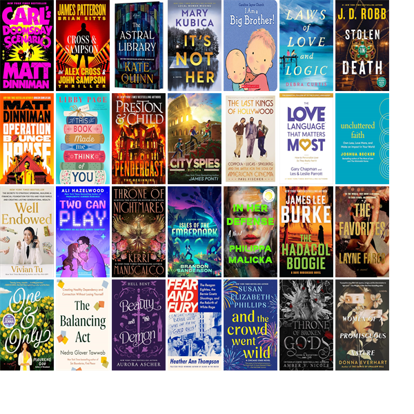 TPMLibrary's tweet photo. This week the Tye Preston Memorial Library has 611 new books.  New items include Carl's Doomsday Scenario, Heart the Lover, Cross and Sampson, Be Your Own Bestie, Keeper of Lost Children, The Astral Library, It's Not Her, and I Am a Big Brother. https://t.co/pP5tz4iB2L https://t.co/LIdB4y0d4s