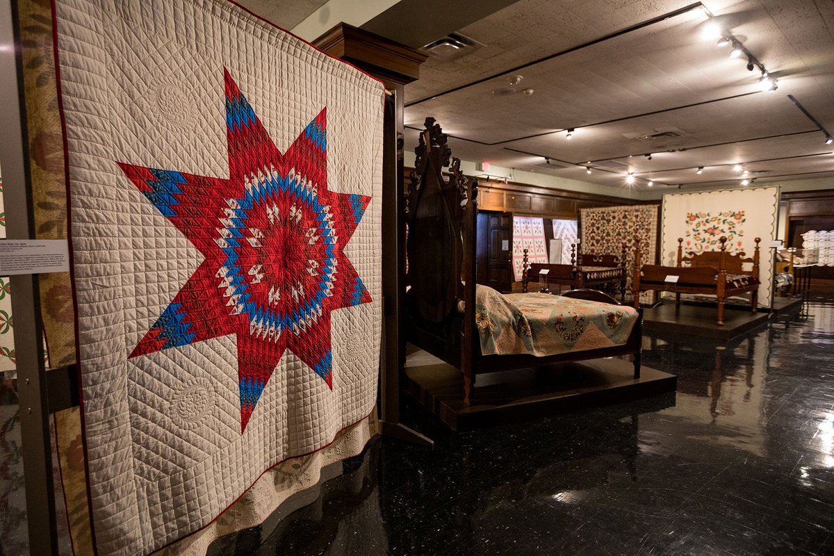 TheKYMuseum's tweet photo. Know a quilt lover? 🧵✨ Explore “Stitches in Time” at the Kentucky Museum—30 beautiful quilts, each with a story! FREE admission, Weds–Sat 9AM–4PM. Don’t miss this celebration of Kentucky’s quilting heritage! @wku @visitbgky @wkualumni #quilts #StitchesInTime https://t.co/UIi4FGYpTn
