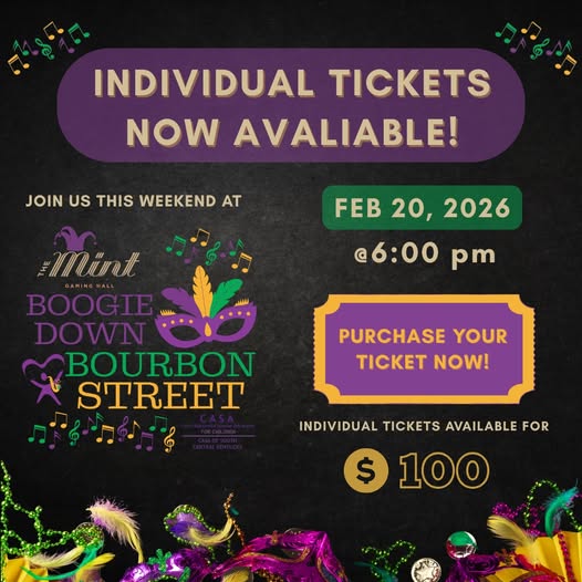 casaofsck's tweet photo. Boogie Down Bourbon Street is THIS WEEKEND! 🎷💜

Live music, auctions, and a night supporting local children in foster care. Every ticket helps CASA train volunteer advocates.

🎟️ Get yours now:
 https://t.co/m8uexhS3us
#BeTheVoice #CASASCKY https://t.co/LftQ8kJTnP