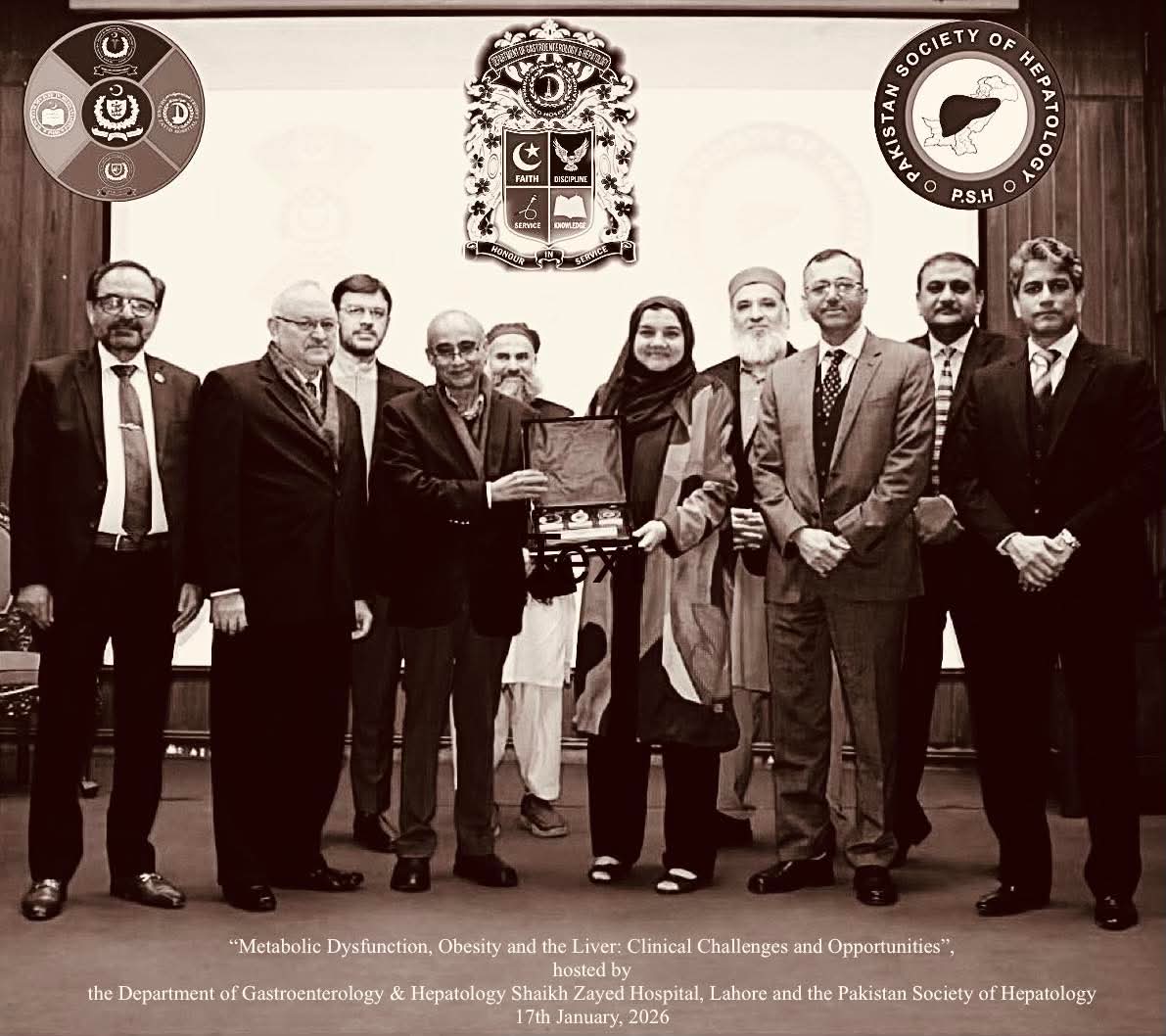PSH_Office's tweet photo. Department of Gastroenterology &amp; Hepatology, Shaikh Zayed Hospital Lahore, collaboration with PSH hosted seminar on 17th Jan 2026, “Metabolic Dysfunction, Obesity &amp; the Liver, Clinical Challenges &amp; Opportunities” by Dr Zoobia Chaudhry, Consultant Johns Hopkins School of Medicine. https://t.co/drSr2MSwVs