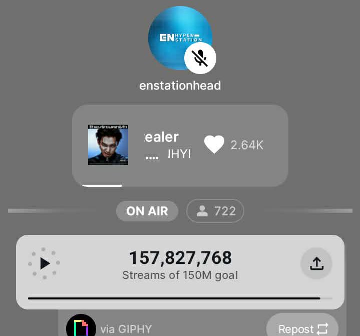 and can you all please go to sh and stream, or at least use a playlist? 722? really?