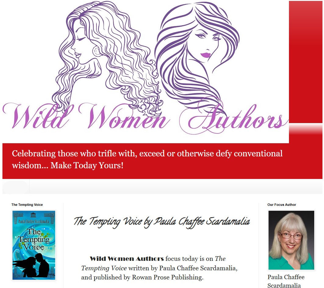 RowanProse's tweet image. Paula Chaffee Scardamalia's THE TEMPTING VOICE is featured on Wild Women Authors. Check out this page-turning paranormal romance now!
wildwomenauthorsx2.blogspot.com/2026/02/the-te…

#paranormalromance #bookblog #BookTwitter