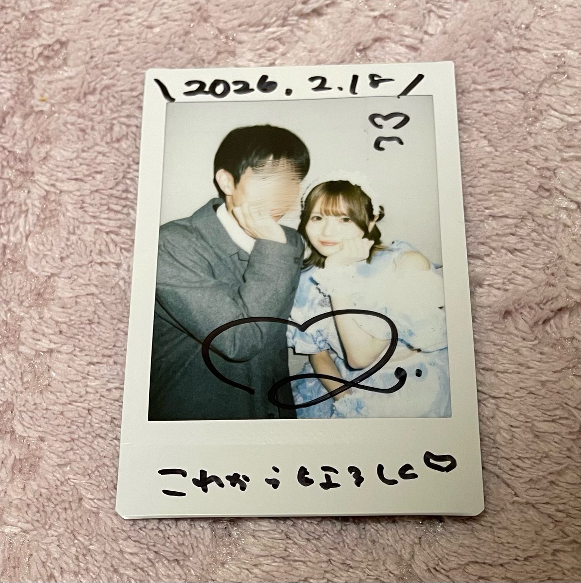 めいちゃんとチェキ📸 アイドルとファン、お互いに支え合って成長して