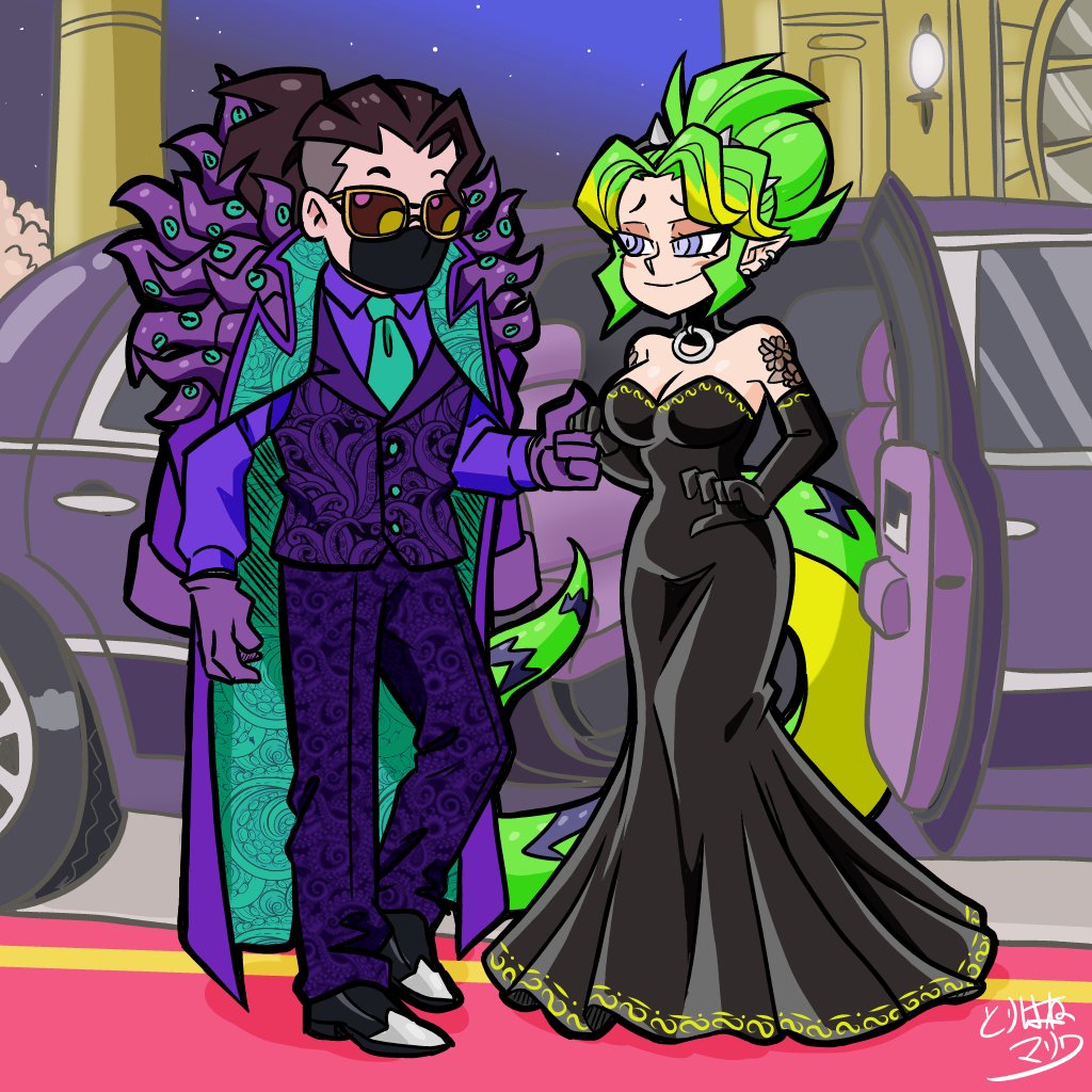 Malik_Torihane's tweet photo. It's a Lounge Life #HELLTUBERS!
Just a little art of myself and Billie Viper out for a night on the town! Lightened up the background to make them stand out a bit more.
#Vtuber #Viperv #Billilust #TakoPapa #タコパパ https://t.co/zcoIXBfiBl