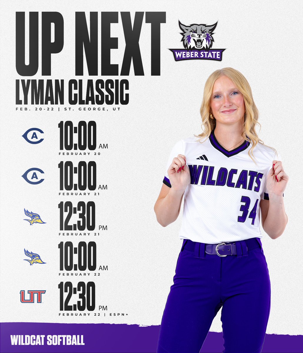 Weber State Softball tweet media