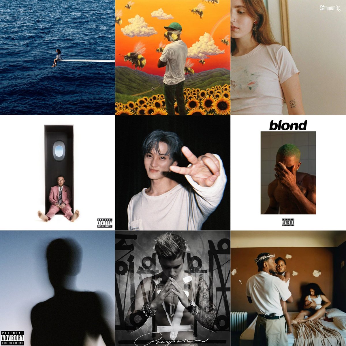 remmiediary's tweet image. mark lee variants but its albums