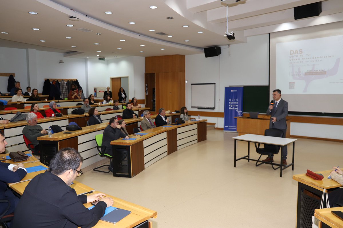 Orta Doğu Teknik Üniversitesi Sürekli Eğitim Merkezi tarafından düzenlenen ODTÜ 70. Yıl Dönem Arası Seminerleri (DAS), ODTÜ Ankara Yerleşkesi ve ODTÜ Kuzey Kıbrıs Kampüsü’nde başarıyla gerçekleşti.