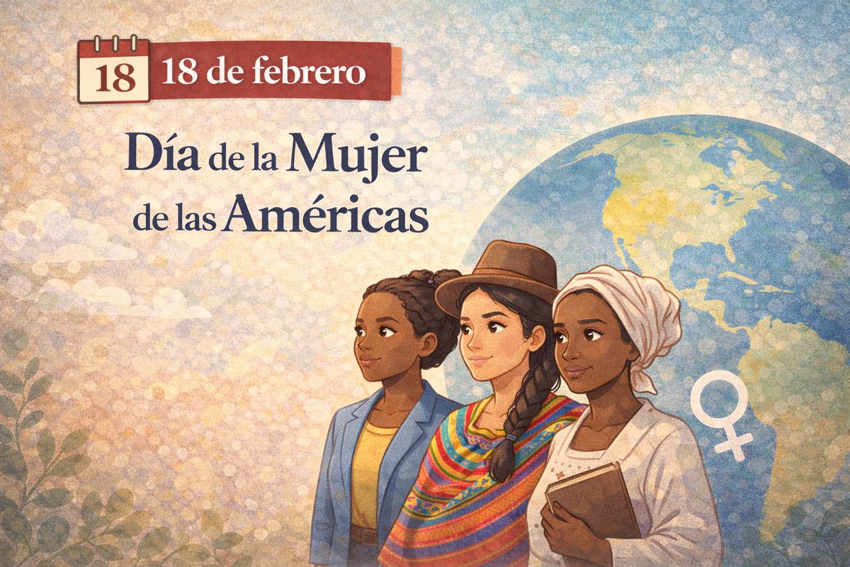 Celebramos la fuerza, el liderazgo y las aportaciones de las mujeres de las Américas en la construcción de sociedades más justas e igualitarias. 🌎🌎

#MujeresDeLasAméricas #Igualdad
#Derechos