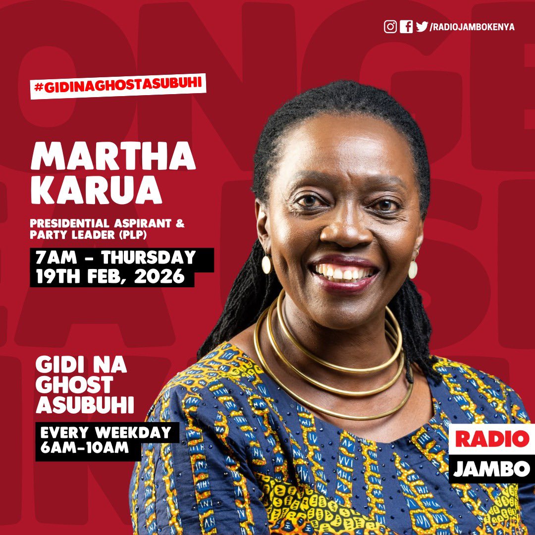 Join me tomorrow morning at 7am on Radio Jambo for our ongoing conversation on the liberation of Kenya.