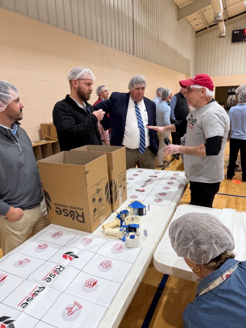 Madisonmcms's tweet photo. Thanks go to everyone who helped with our Rise Against Hunger food-packing event on Super Bowl Sunday. We packed over 21,000 meals! And special thanks go to Kathy Long for her leadership of this ministry! https://t.co/FYIRsb9gcS