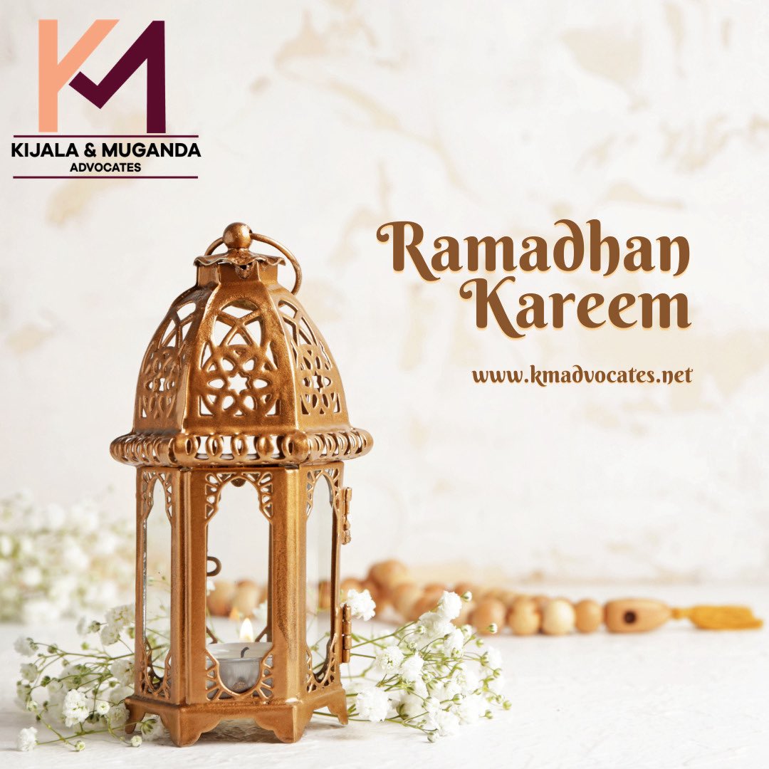 KijalaMuganda's tweet photo. Ramadhan Kareem to all our Muslim brothers and sisters 🌙
#kmadvocates https://t.co/9n5BrM82Ev