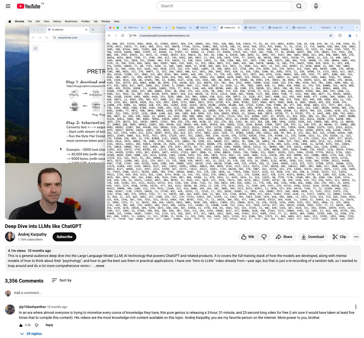 Still can’t believe <a href="/karpathy/">Andrej Karpathy</a> released this 3.5-hour free deep dive on how ChatGPT actually works for free 🤯