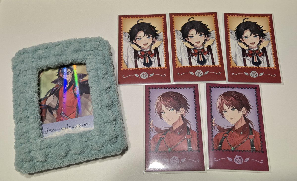 snow_deepsea's tweet photo. 【交換 】
にじさんじ Rose Valentine チェキ風カード 特典 香り付きカード

残りの状況です。
特典の香り付きカードを特に求めています。
条件の合う方がいらっしゃればよろしくお願いいたします。
ご連絡は引用先でお願いいたします。 https://t.co/ukn2FU6iqU