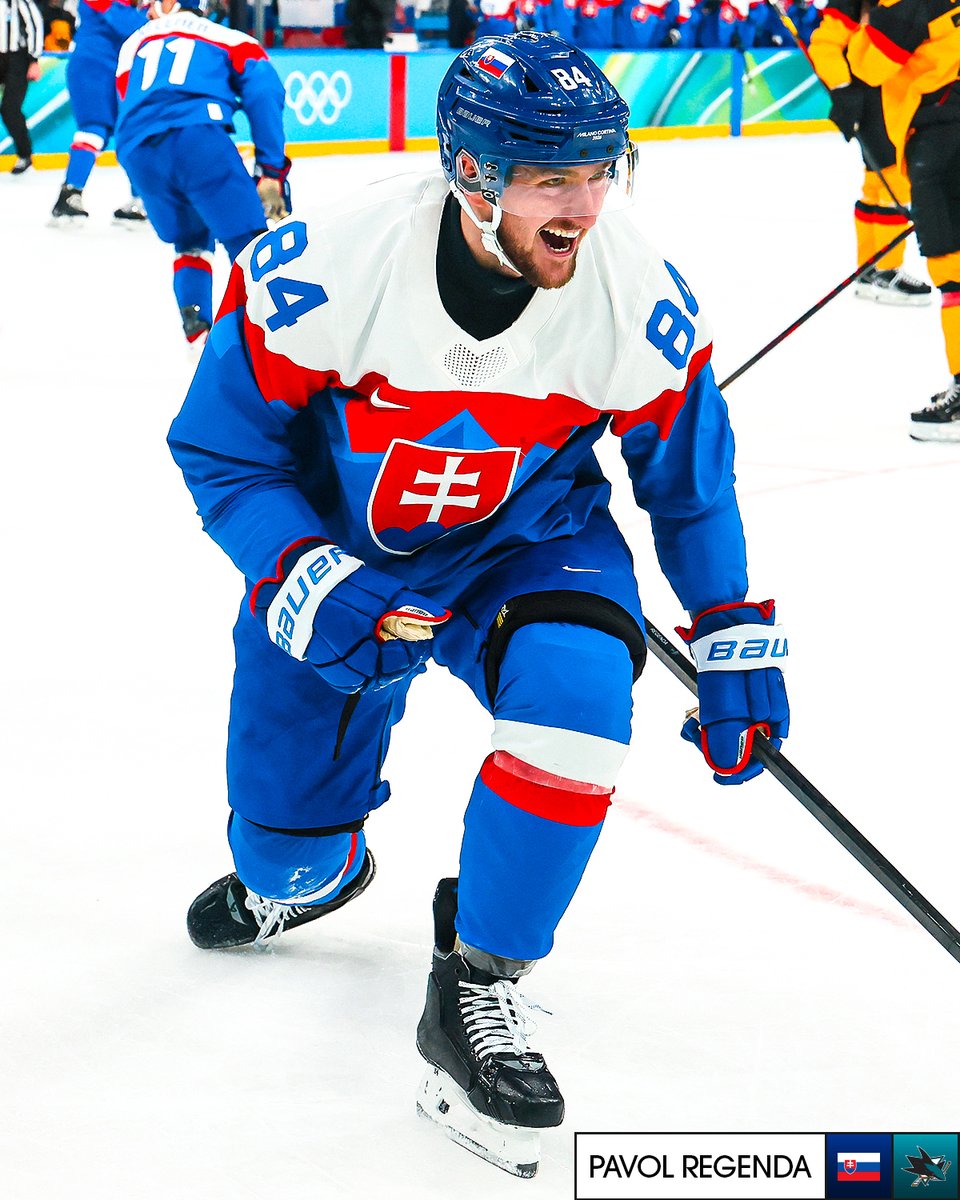 SLOVAKIA STRIKES FIRST 🚨 

Pavol Regenda gets the party started!

📺: Slovakia vs. Germany #MilanoCortina2026 #WinterOlympics action is LIVE on <a href="/peacock/">Peacock</a>, <a href="/cbcgem/">CBC Gem</a>, &amp; <a href="/Sportsnet/">Sportsnet</a>!
