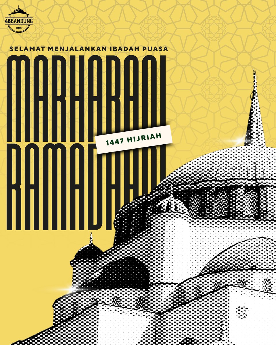 Selamat menjalankan ibadah puasa Ramadhan 1447 H 🌙

Semoga bulan suci ini membawa ketenangan, keberkahan, dan kesempatan utk menjadi pribadi yang lebih baik. 😇
Saatnya memperbaiki diri, memperbanyak doa, dan menjaga hati. Aamiin. 🤲🏽
Marhaban ya Ramadhan 🤍
#ramadhan2026