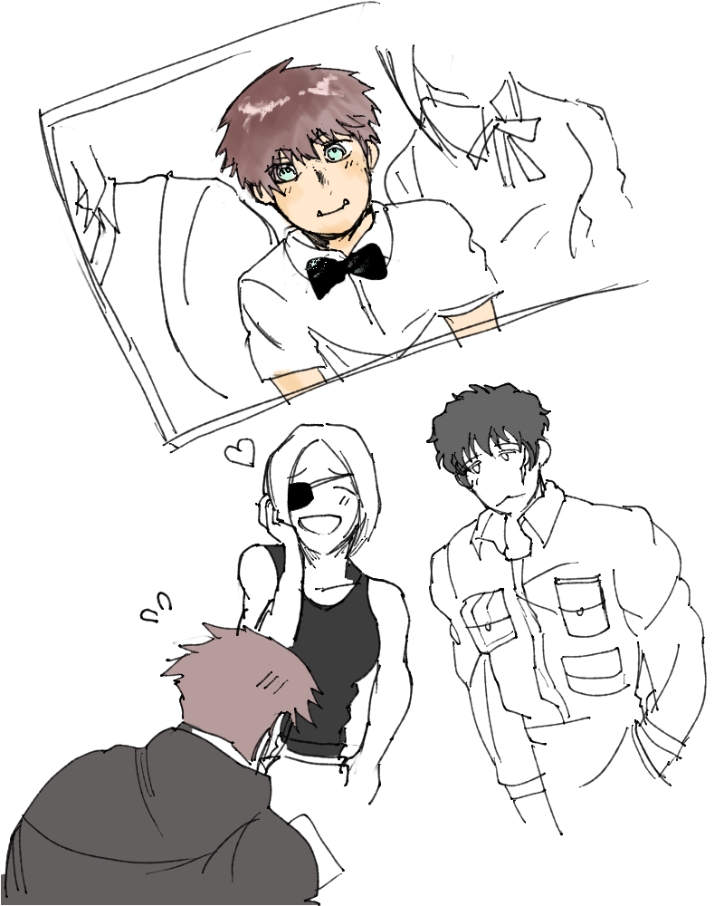 小さなクラウスぼっちゃん描くの楽しい