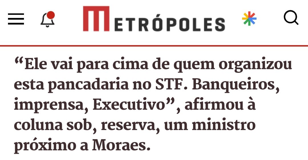 Alexandre vai pra cima de "Banqueiros, imprensa e executivo".
Quem poderia imaginar que isso aconteceria? 😇