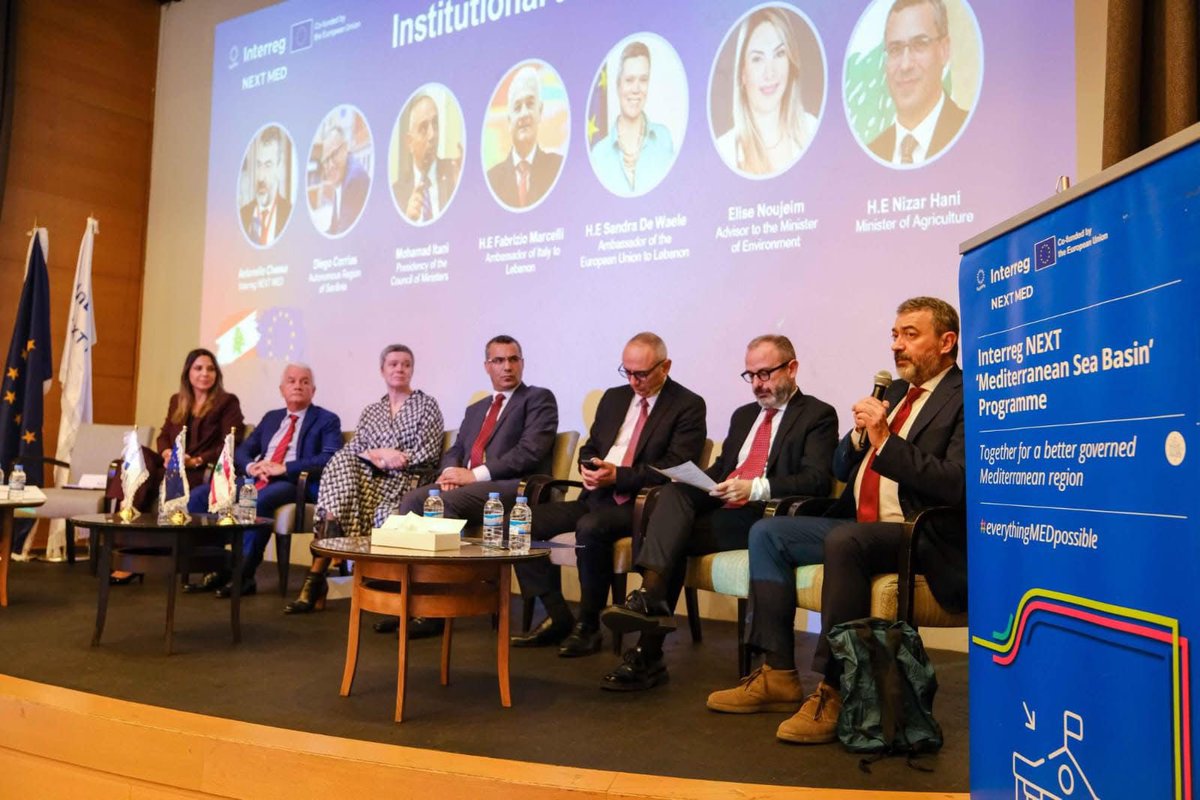 environmentleb's tweet photo. During the event, the Ministry emphasized the importance of implementing the Interreg NEXT MED projects related to environment in line with the Ministry’s priorities and ongoing reform efforts, ensuring coherence with national policies and reform pathways. https://t.co/KqnArxyPK9